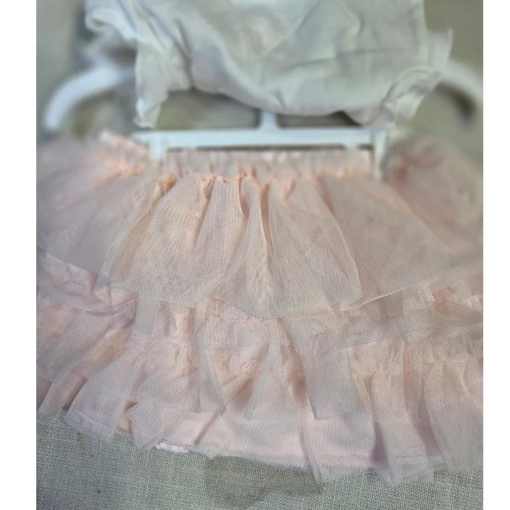 Carters Just One You Baby Girl Bunny Bodysuit and Pink Tutu Skirt Set 3M 6M